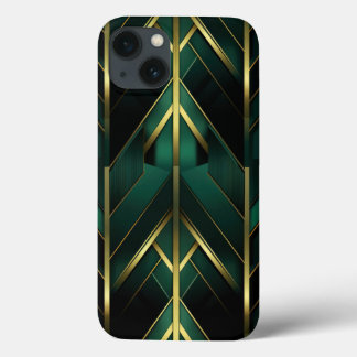 Green Deco iPhone 13 Case