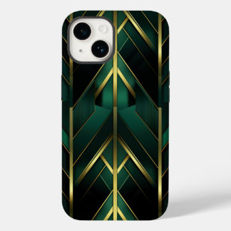 Green Deco Case-Mate iPhone 14 Case