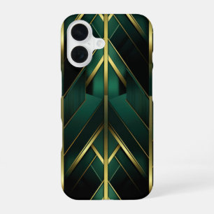 Green Deco iPhone 16 Case