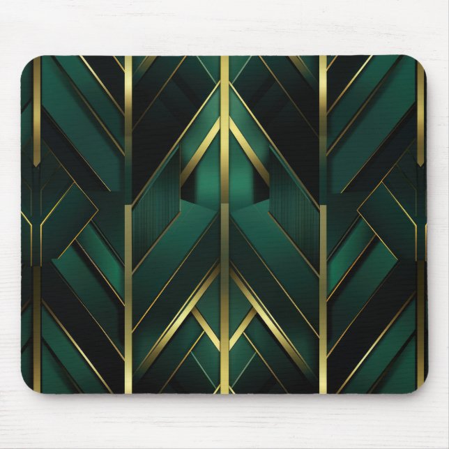 Green Deco Mouse Pad (Front)