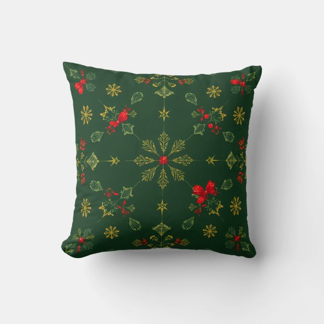 Green Decorative Cushion (Front)