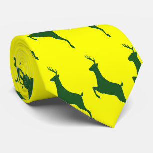 Green Deer Necktie
