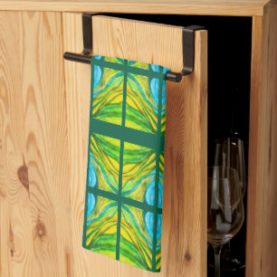 Green Desert Inspirations Tea Towel