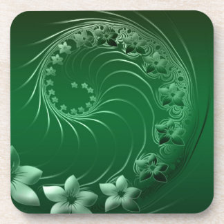 Green Design Party Destiny Celebration Coaster