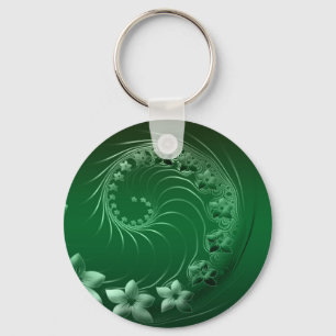 Green Design Party Destiny Celebration Key Ring