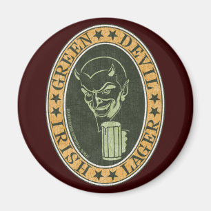 Green Devil Lager Magnet