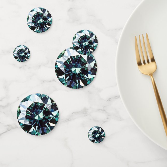 Green Diamond Pattern Confetti (Group)