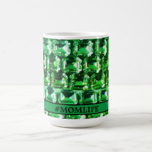 Green Diamonds green gemstone jewellery #MOMLIFE Coffee Mug