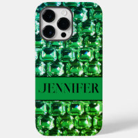 Green Diamonds, green gemstone jewellery pattern 