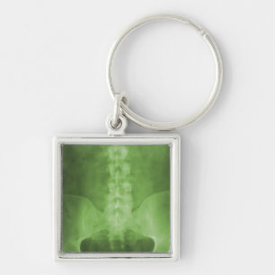 Green Digital X-Ray Art Keychain