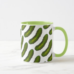 Green Dill Pickle Pickles Dills Foodie Mug