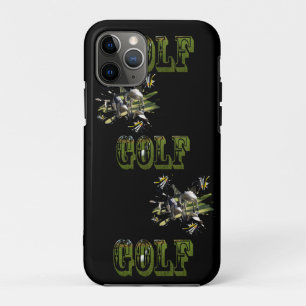 Green Dimensional Golf Picture logo,   iPhone 11 Pro Case