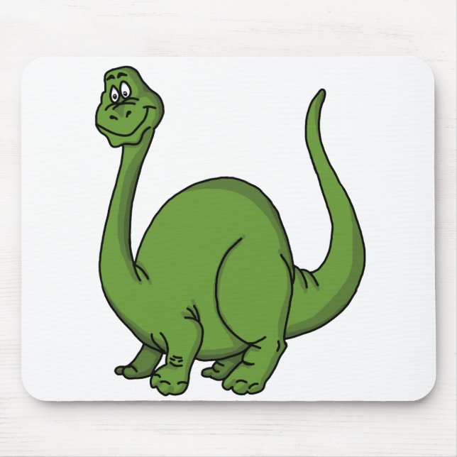 Green Dino Mouse Pad (Front)