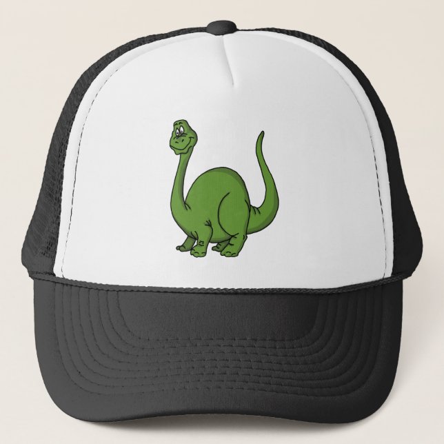 Green Dino Trucker Hat (Front)