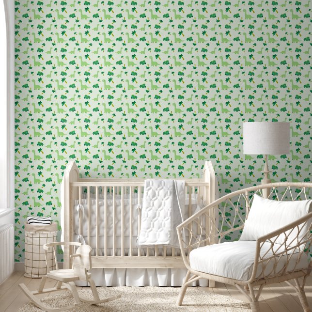 Green Dinosaur Adventures Wallpaper (Kids)