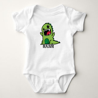 Green Dinosaur baby outfit Baby Bodysuit