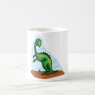Green Dinosaur Coffee Mug