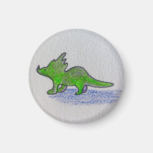 Green Dinosaur Magnet