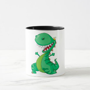 Green Dinosaur Mug