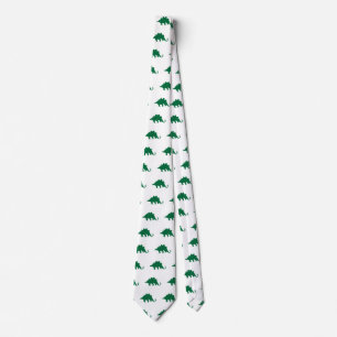 Green Dinosaur pattern Tie