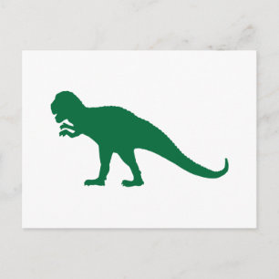 Green Dinosaur Postcard