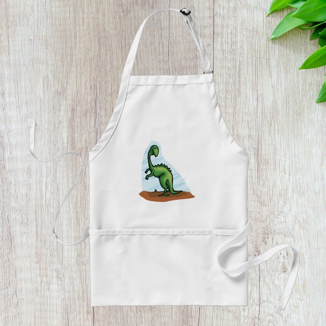 Green Dinosaur Standard Apron (Creator Uploaded)