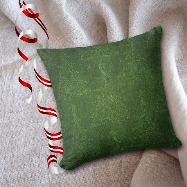 Green Distressed Christmas Tree Cushion (Creator Uploaded)