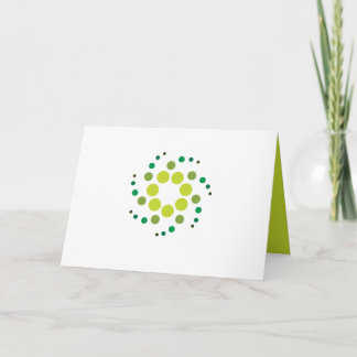 GREEN DIWALI CARD