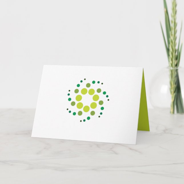 GREEN DIWALI CARD (Front)