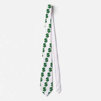 Green Dollar Sign Tie