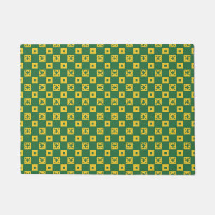 Green Domino Doormat