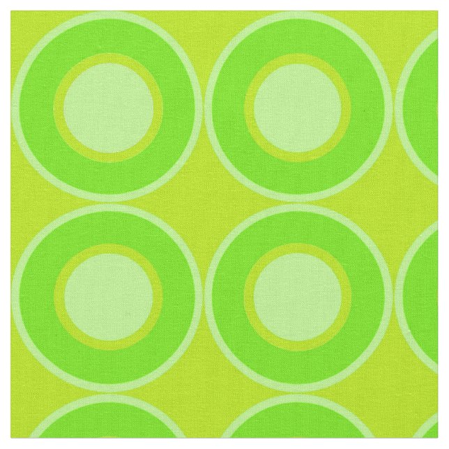 Green Donuts With Green Filling On Olive Fabric (Close Up)