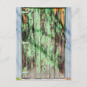 Green Door Postcard