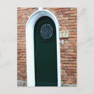Green Door Postcard