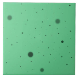 Green Dot Chaos Ceramic Tile