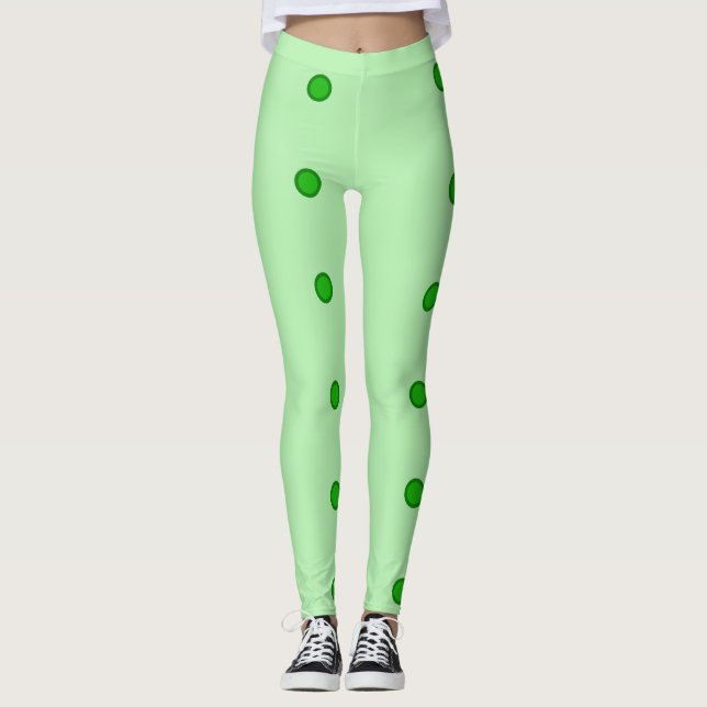 Green Dot Leggings (Front)