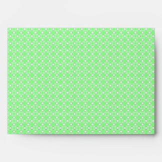 Green Dots Pattern Envelopes