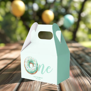  Green Doughnut Birthday Favour Box
