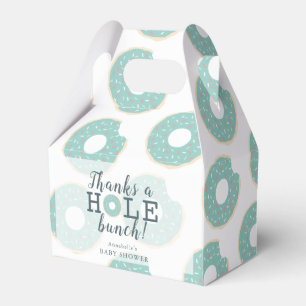 Green Doughnut Thank You Baby Shower Gift Favour B Favour Box