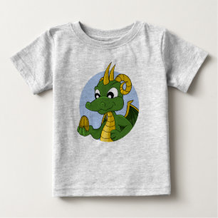 Green dragon cartoon baby T-Shirt