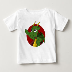 Green dragon cartoon baby T-Shirt