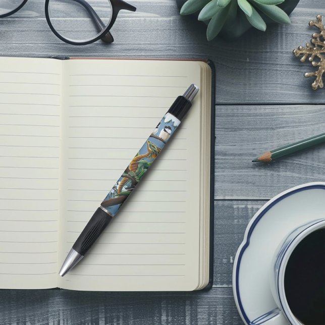 Green Dragon Chickadees Winter (Creator Uploaded)