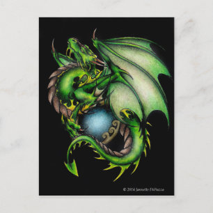 Green Dragon Circle.jpeg Postcard