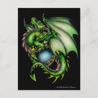 Green Dragon Circle.jpeg Postcard