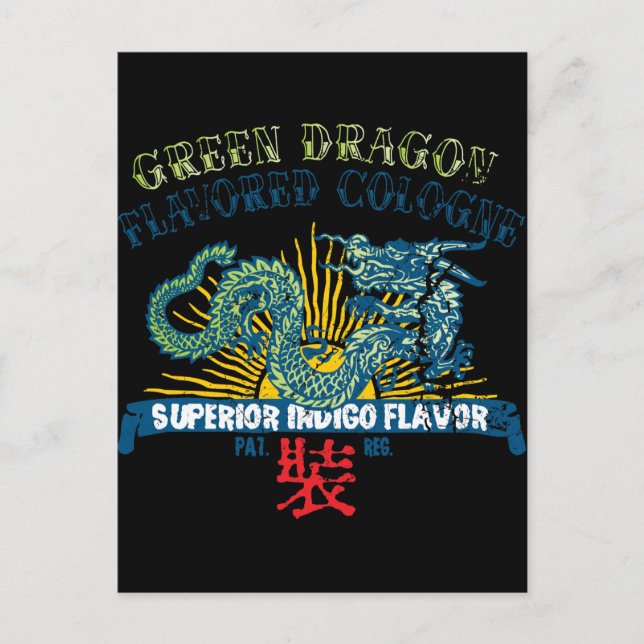 Green Dragon Cologne Postcard (Front)