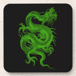 Green Dragon Draco Coasters