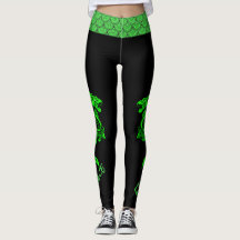 Green Dragon Leggings