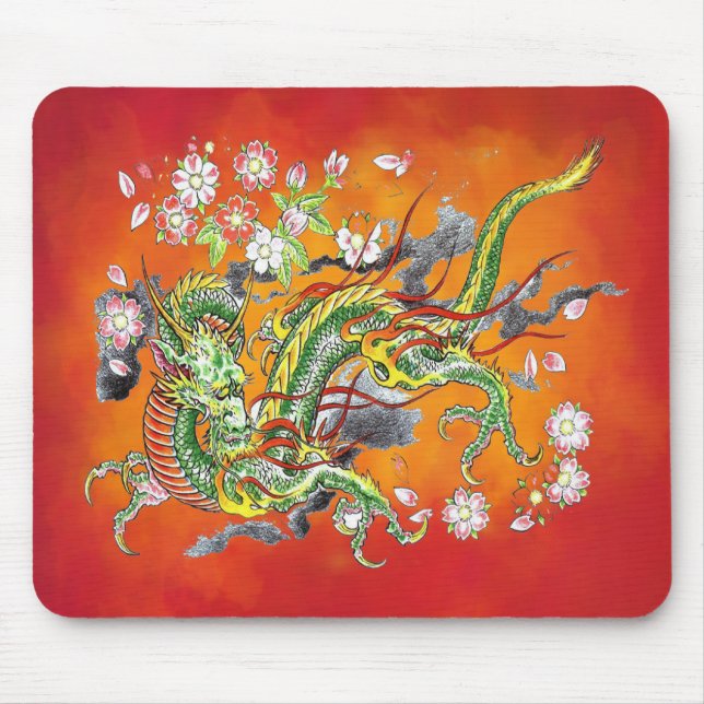 Green Dragon Mousepad II (Front)
