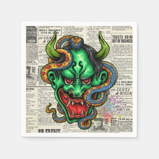 Green Dragon Napkin