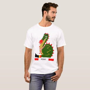Green Dragon of city Mons, Belgium T-Shirt